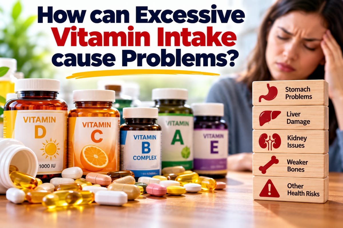 How Can Excessive Vitamin Intake Cause Problems?
