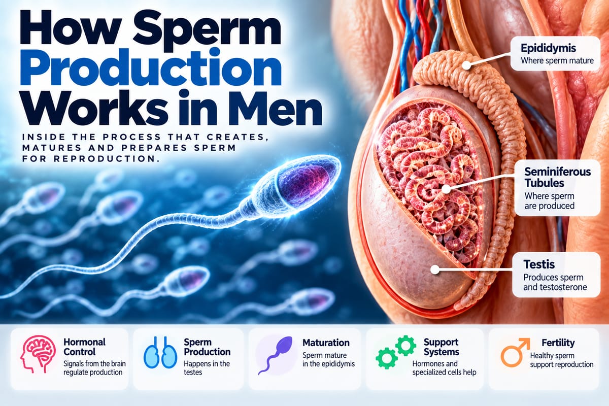 How Sperm Production Works in Men