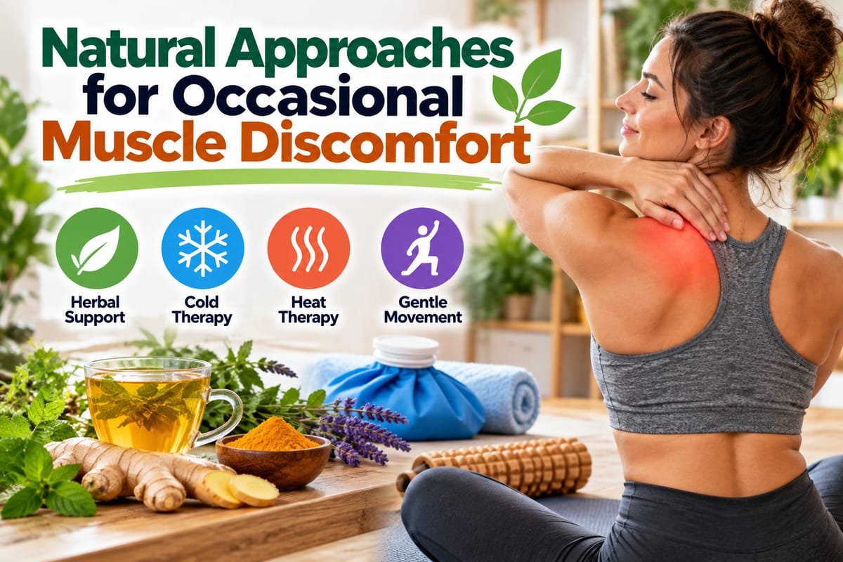 Natural Approaches for Occasional Muscle Discomfort