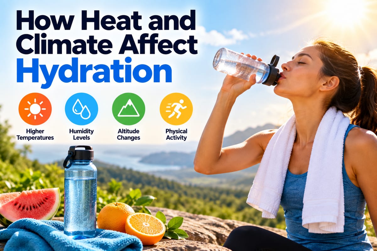 How Heat and Climate Affect Hydration